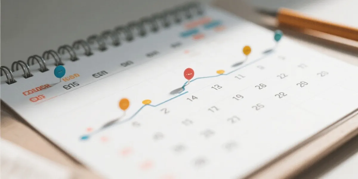 开奖日历与时间节点示意图