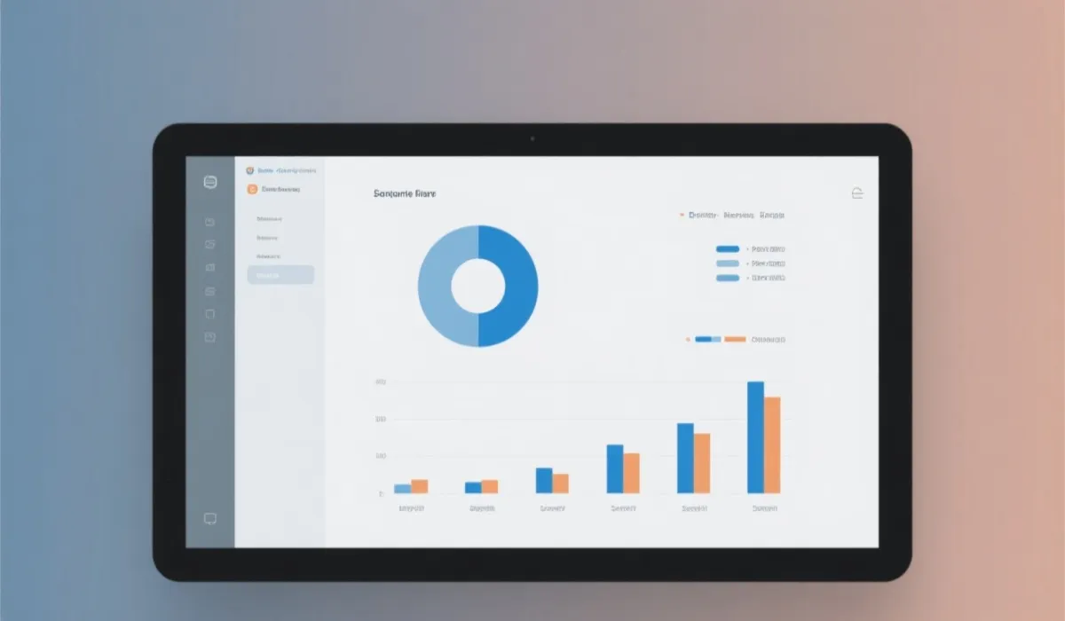 数据图表界面示意